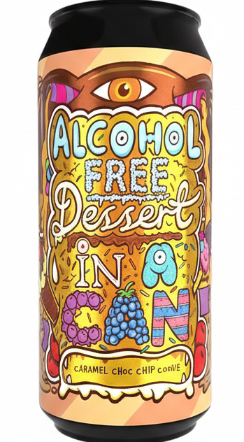 AF Dessert In A Can Caramel Choc Chip Cookie (Alcohol-Free Pastry Stout)