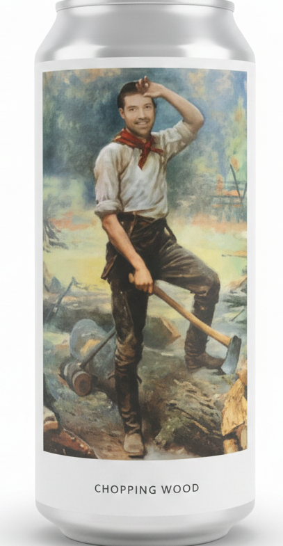 Chopping Wood (DDH Double New England IPA with 100% Mosaic & Raw Wildflower Honey) | Collab Trillium