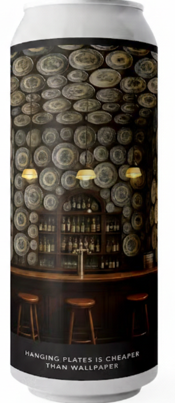 Hanging Plates is Cheaper Than Wallpaper (Imperial Stout with Peanut Butter, Chocolate & Banana)