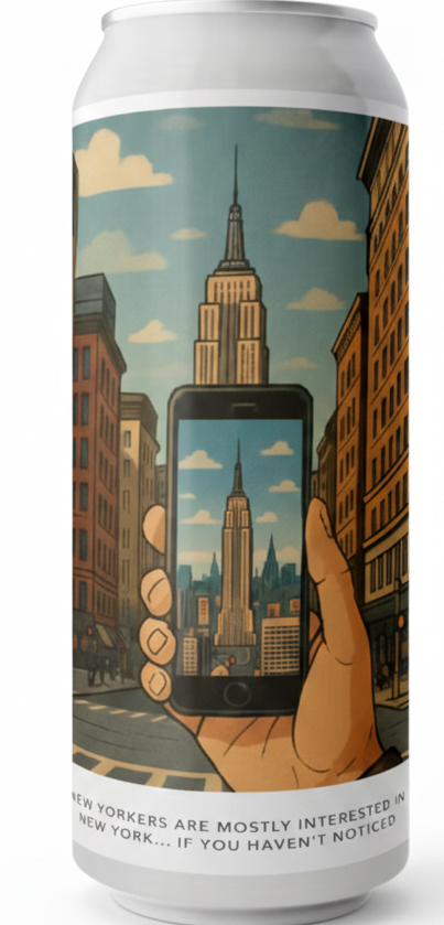 New Yorkers Are Mostly Interested in New York (DDH New England Pale Ale with Citra, Galaxy & Ekuanot)